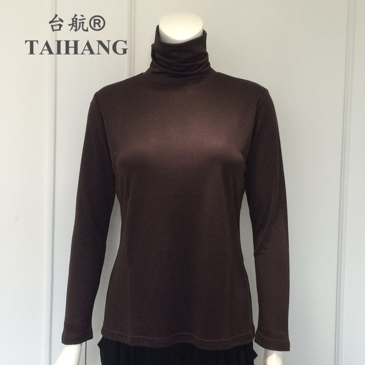 台航真丝桑蚕丝针织中年全高领长袖纯色长袖修身打底保暖长袖上衣,女装/女士精品,真丝上装,淘宝优惠券,粉丝福利购,淘宝优惠卷