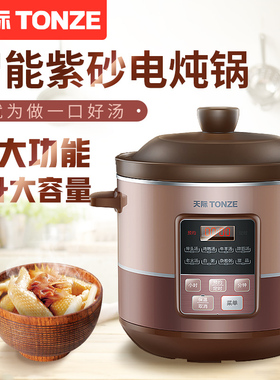 天际（家电） DGD40-40ZWD天际慢炖红陶煲汤锅电炖锅自动陶锅煮粥