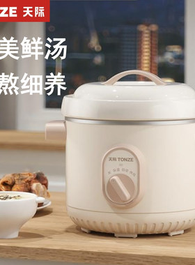 天际电炖炖锅陶瓷煲汤家用炖锅bb煲煮粥神器煲汤锅养生锅20XD