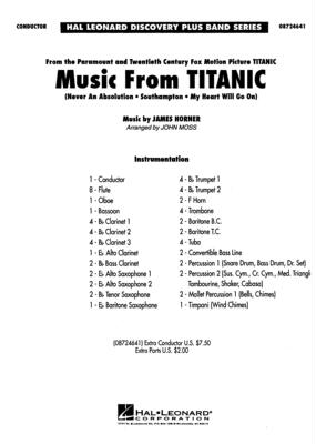 交响管乐泰坦尼克乐团合奏总分谱