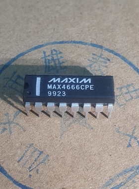 MAX4666CPE 正品原装芯片进口直插集成块 电子元器件