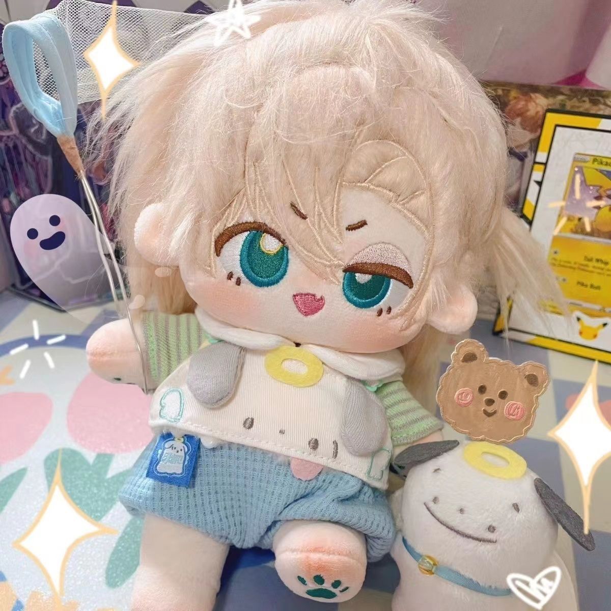 原创卡卡囚徒属性20cm棉花娃娃毛绒公仔第五人格棉花娃娃节日礼物