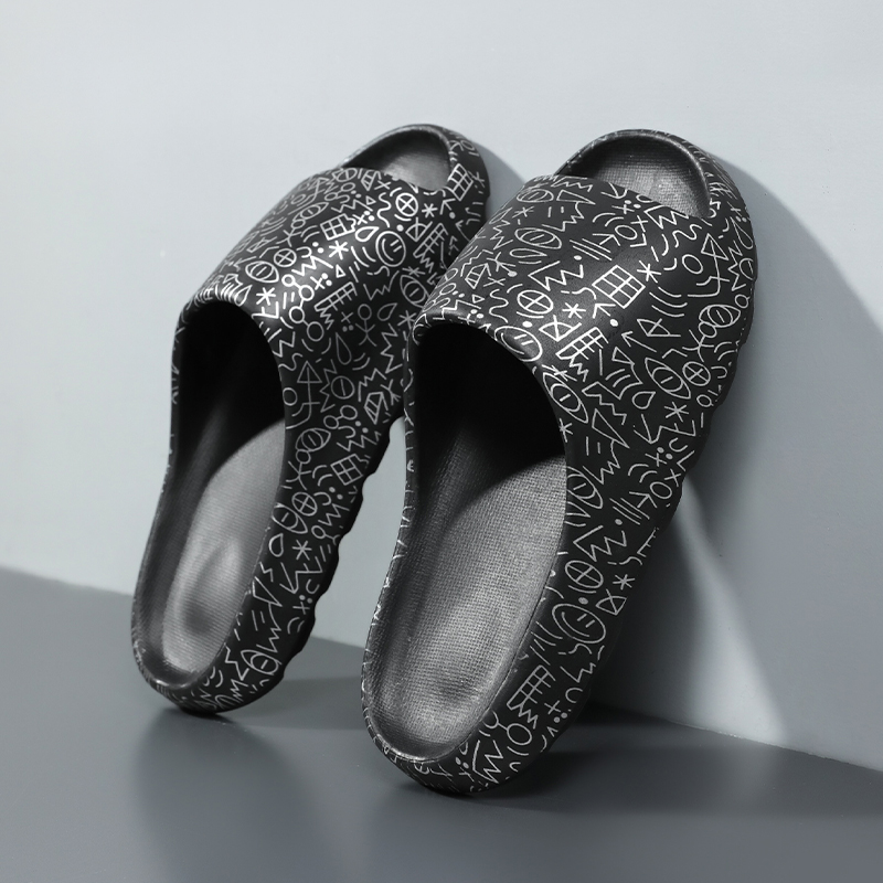 2025新款夏季男拖鞋百搭休闲一脚蹬懒人人字拖浴室外出沙滩鞋