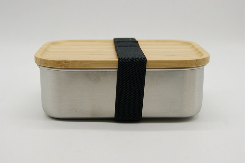 午餐盒 不锈钢饭盒304不锈钢竹木点心盒子 lunchbox