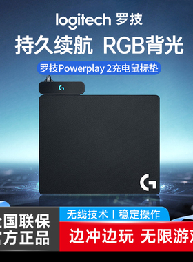 罗技POWERPLAY2无线充电鼠标垫兼容GPW全系列G502X无线G309鼠标