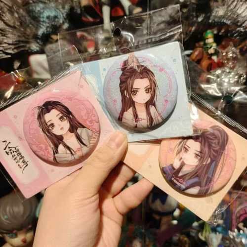 正版二哈和他的白猫师尊徽章吧唧