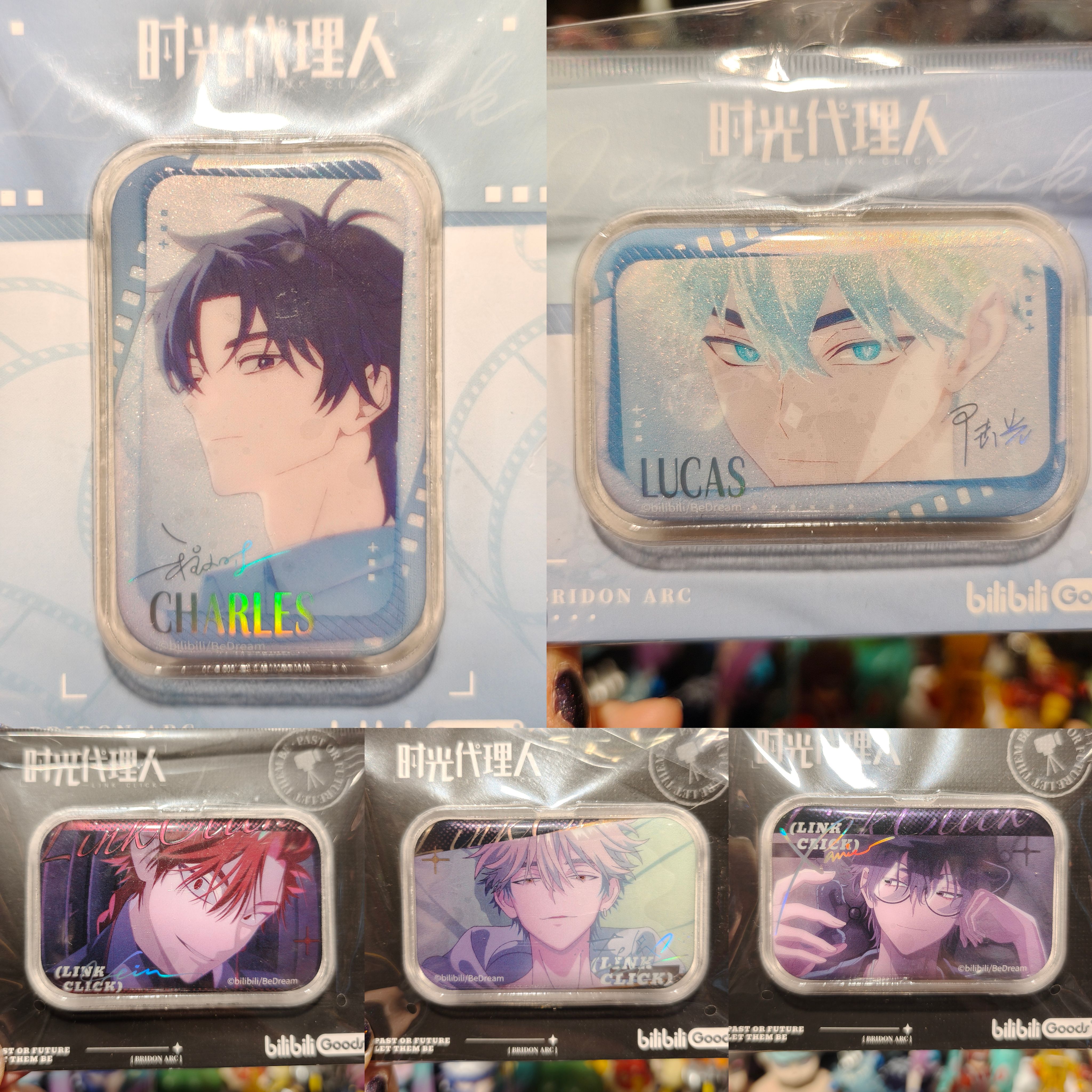 正版时光代理人英都系列徽章