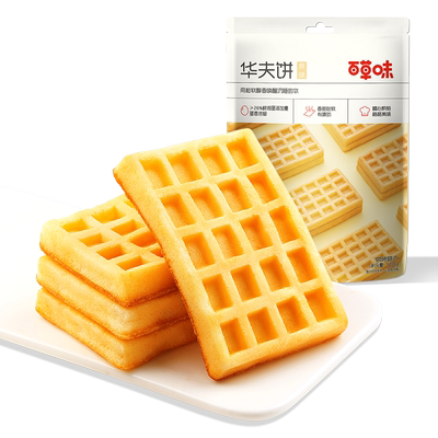 百草味华夫饼168g早餐食品