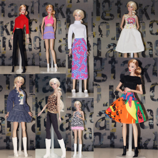 芭*真眼娃娃衣服多关节娃娃衣服适合29CM娃娃服装休闲装四波