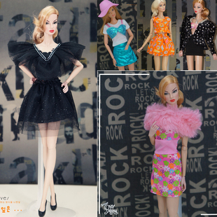 过家家玩具 塑料娃娃换装娃娃衣服娃娃 巴比娃娃衣服29CM 第五波