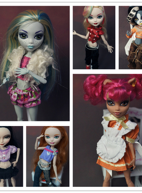 怪物高中 怪高童高衣服 monster high 怪高娃娃服装 服饰第三四波