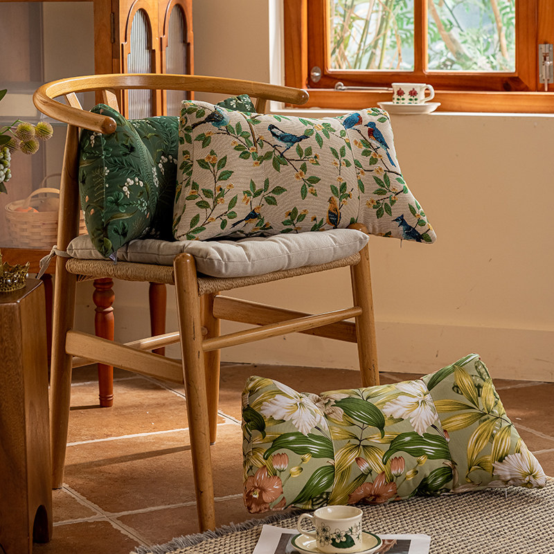 腰靠办公室靠垫办公椅腰部支撑沙发腰枕腰托护腰实木椅子靠背靠枕