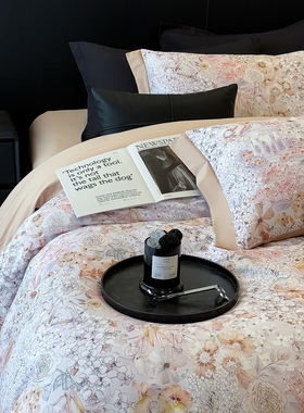 140支长绒棉全棉四件套定制任意尺寸床笠加大被套248x248x230x250