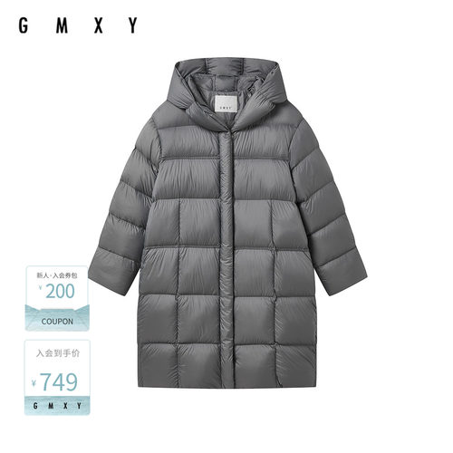古木夕羊冬季中长款暖意蓬松羽绒服GR57012047