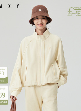 古木夕羊气质休闲立领拉链短外套女GS510071015