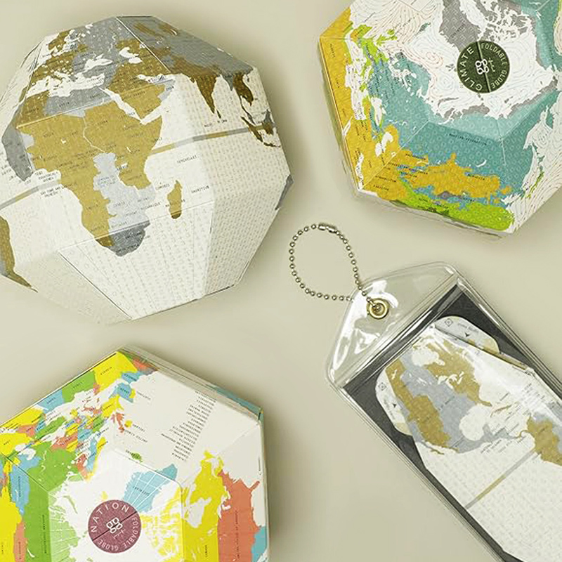 日本geografia折叠地球行李挂牌