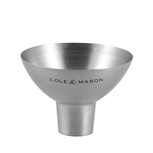 英国进口cole mason不锈钢分液漏斗家用倒油倒酒漏嘴小油漏酒漏