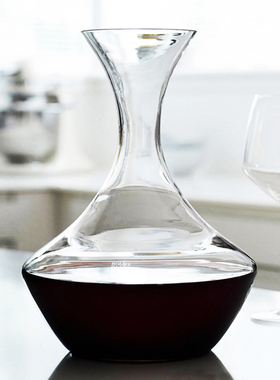 丹麦进口holmegaard红酒醒酒器酒壶分酒器倒酒器无铅水晶玻璃2.2L
