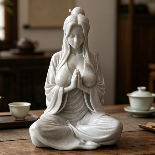 3D打印仿大理石禅意摆件