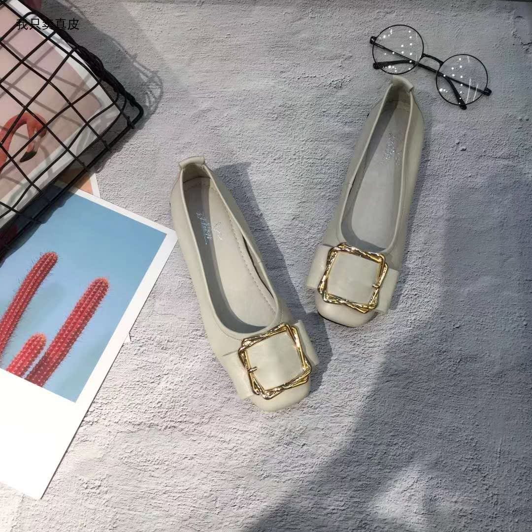 ×ã¼äµûÎè580-01ÕæÆ¤µ¥Ð¬Ç³¿Ú·½¿ÛÅ£½îÈíµ×ÄÌÄÌЬưЬ2018Ç^пî