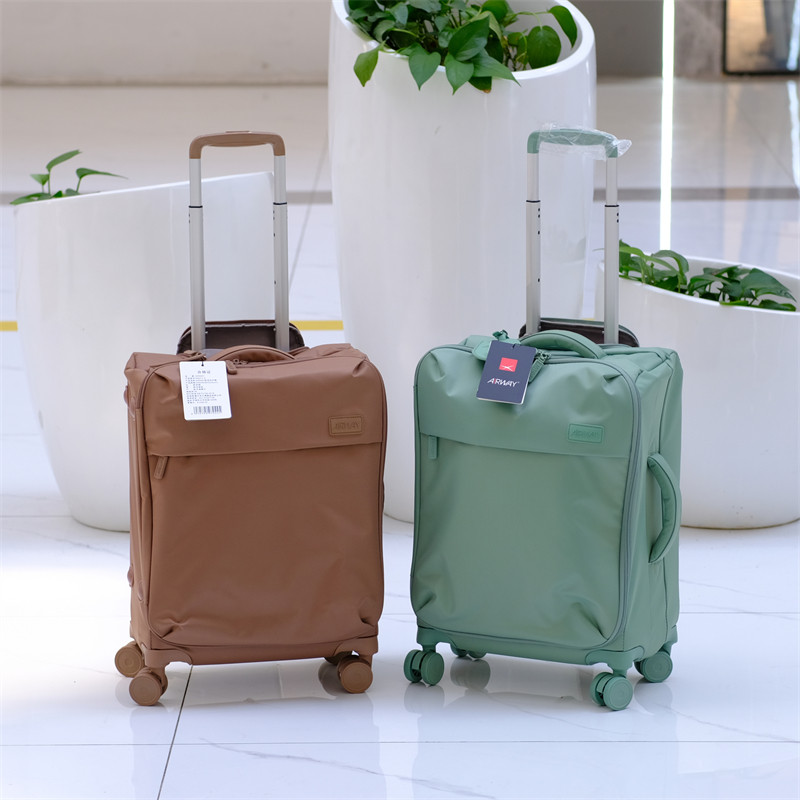 仅重2.1KG！超轻牛津纺布防水登机箱20寸拉杆箱24寸静音行李箱女