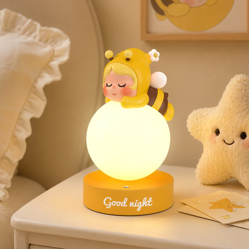 星星人小夜灯卧室床头灯护眼台灯