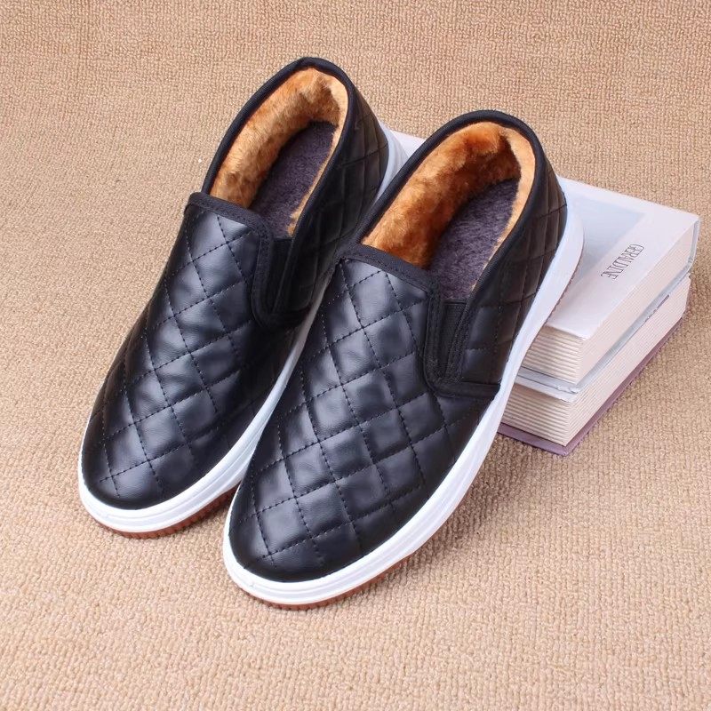 断码特价处理冬季黑色女士皮面防水防滑加绒保暖棉鞋上班平底鞋,女鞋,棉鞋,淘宝优惠券,粉丝福利购,淘宝优惠卷