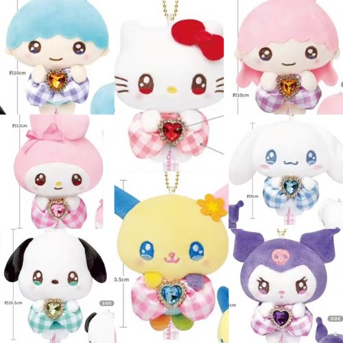 定金预售 26年11月日本sanrio 三丽鸥丝带系列毛绒玩偶挂件kamio