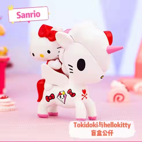 tokidoki与hellokitty朋友们盲盒公仔少女心三丽鸥库洛米可爱摆件