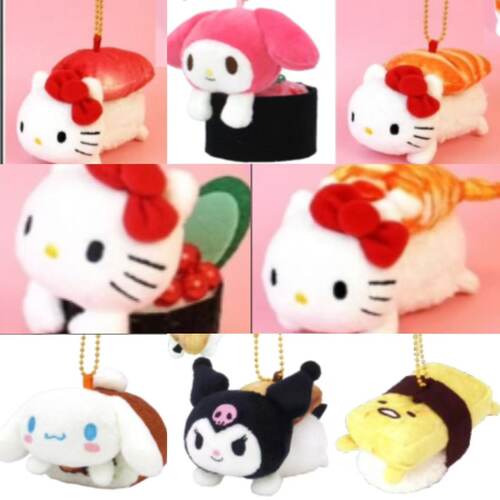 日本sanio三丽鸥寿司毛绒挂件