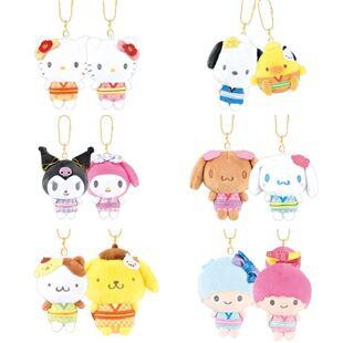 现货 / 尾款 日本三丽鸥 好朋友磁吸毛绒挂件 kitty美乐蒂布丁狗