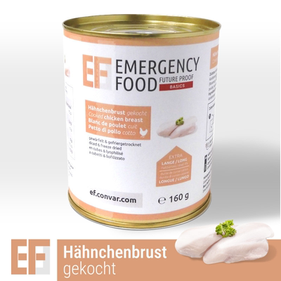 德国 EF BASICS 冻干鸡胸肉罐头保质期超长徒步野营 应急囤货口粮