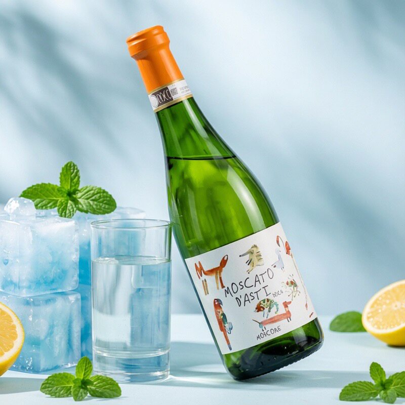 意大利萌兽阿斯蒂Moscato d'Asti DOCG甜白起泡葡萄酒