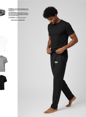 云感Filtered男女纯棉纯色短袖 圆领白色半袖打底衫T恤衫Tshirt