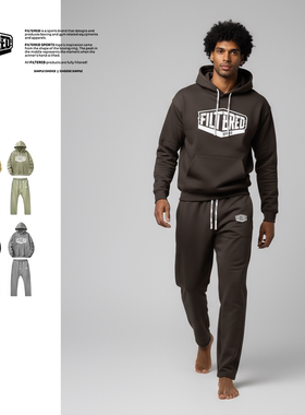 Filtered运动服卫衣男女款秋新款外套运动裤子拳击训练服套装上衣