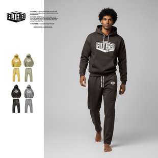 子拳击训练服套装 外套运动裤 上衣 秋新款 Filtered运动服卫衣男女款