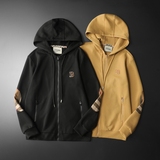 F6077-27016-P1502025新款秋冬男士连帽开衫大码卫衣，男装卫衣，钱塘6077
