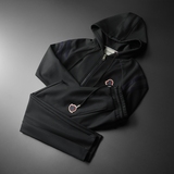 F6077T022P2802025新款秋季卫衣长裤运动休闲套装-黑底图，男装休闲套装，钱塘6077