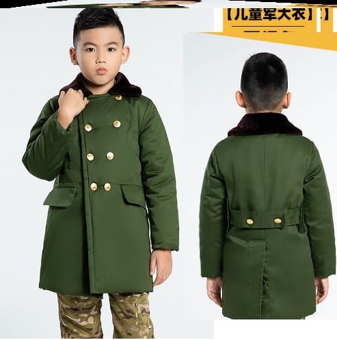 军棉大衣小孩洋气小孩子潮流防寒服保暖多功能加棉儿童外穿韩版