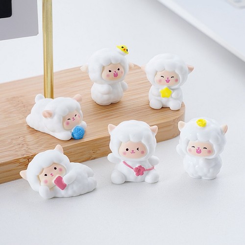 创意可爱小羊盲袋车载桌面小摆件