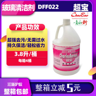 DF022 高效清洁玻璃 3.8升 除垢剂液 奇正 超宝玻璃清洁剂