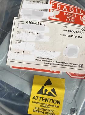 AMAT 应用材料 0190-62183 全新未拆封 售出不