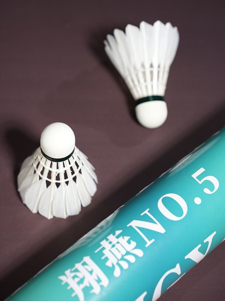 耐打正品羽毛球翔燕训练球水鸭大坨不炸毛飞行稳定翔燕5号NO.5
