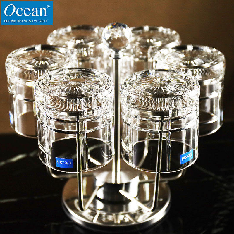 泰国进口威士忌酒杯水晶玻璃洋酒杯XO酒杯啤酒杯高级感水杯套装