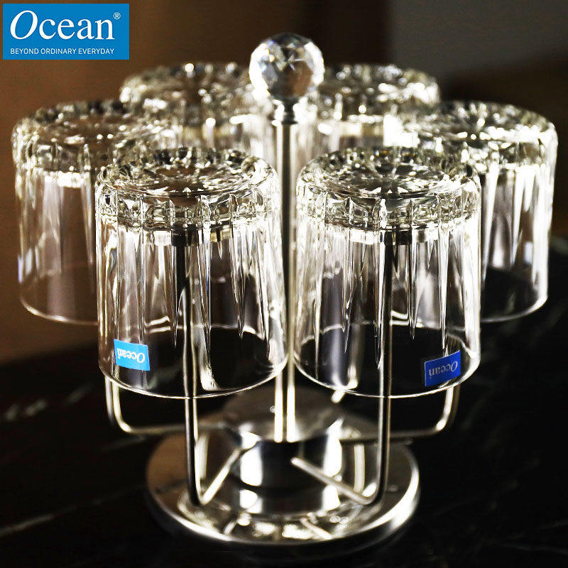 泰国进口威士忌酒杯水晶玻璃洋酒杯XO酒杯啤酒杯高级感水杯套装