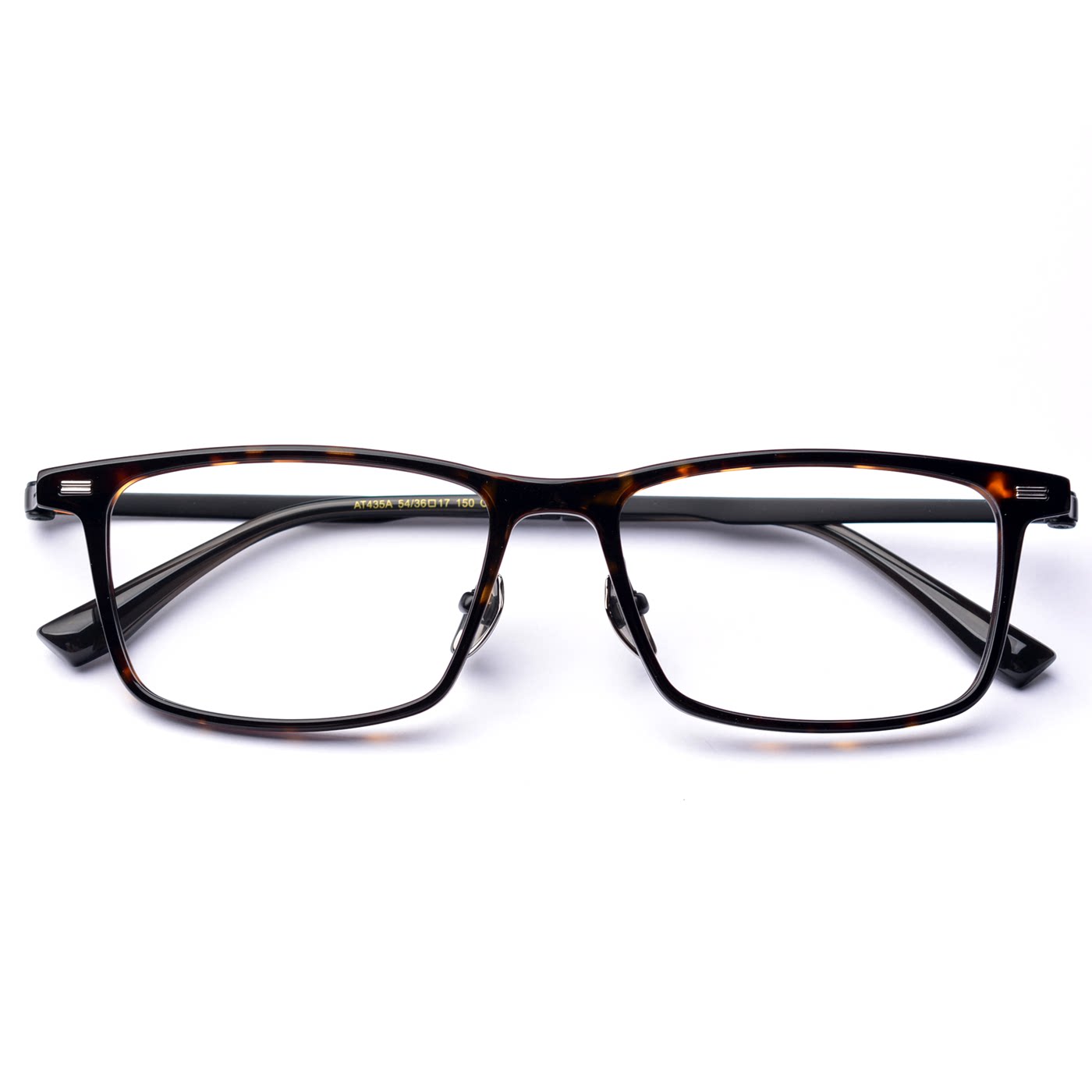 大脸商务方框眼镜架男大脸潮加宽钛镶嵌板材超轻近视镜框1819透明