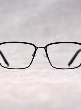 理想镜侣眼镜框近视男方框钛金属超轻99眼镜架S971T