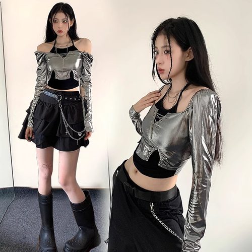 爵士跳舞蹈jazz打歌服ds辣妹女团