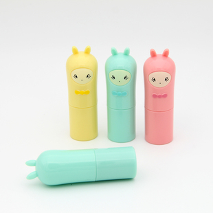 包邮diy自制口红材料口红管12.1卡通口红包装壳圆形方形口红磨具