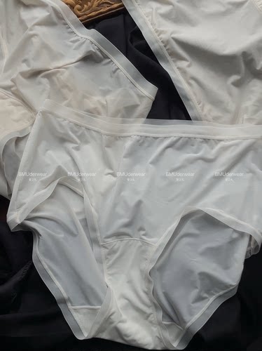 爱之礼裸感20D超细冰丝超薄无痕速干中高腰内裤桑蚕丝加长裆包臀